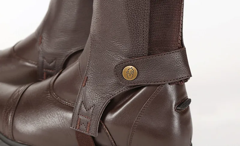 Shires Moretta Leather Gaiters Brown-1
